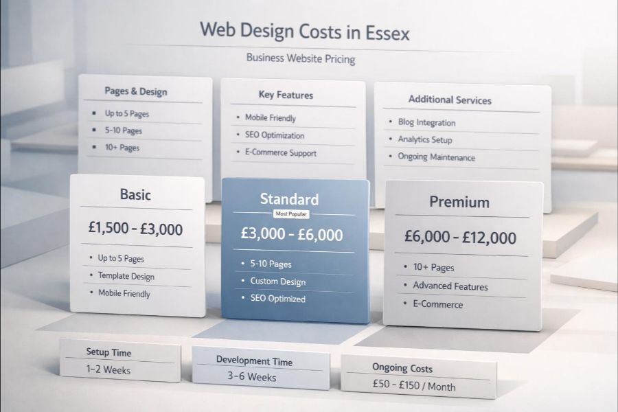 Choosing the best web design agency in Essex