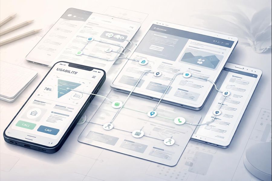 Mobile usability assessment of small business websites during the Romford and Hornchurch comparison